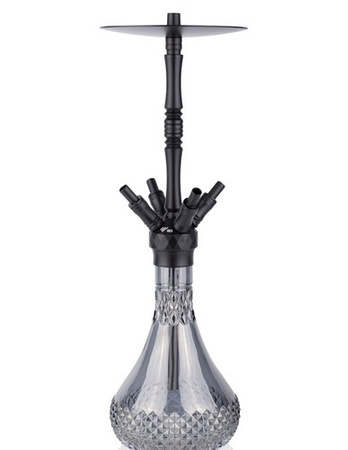 Waterpipe WD Hookah Alu Black A40B-7 Grey