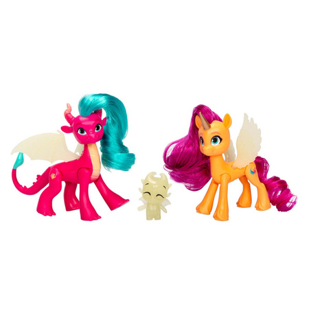 MY LITTLE PONY  Magia Smoczego Światła 3-Pak , figurka, 8 cm