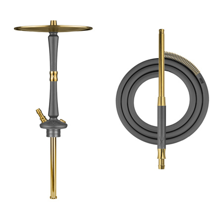 Vízipipa Szár Hoob Go Space grey x Gold