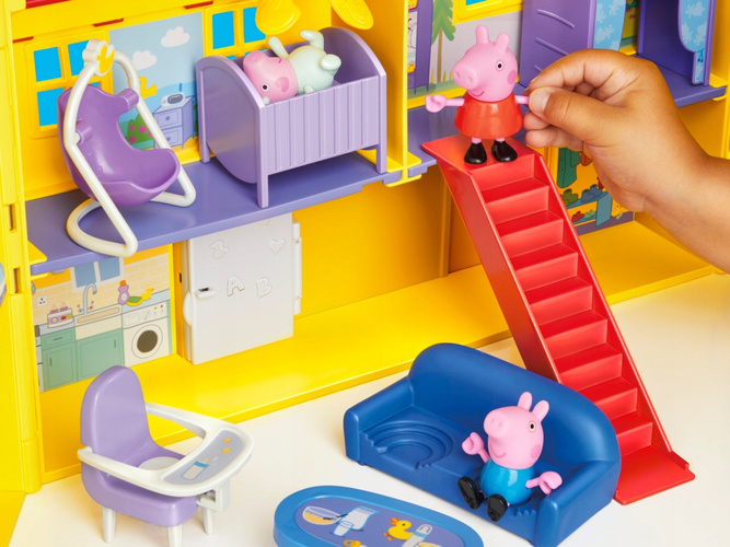 Składany domek Świnki Peppy ułatwiający przechowywanie