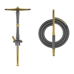 Hookah Stem Hoob Go Space grey x Gold