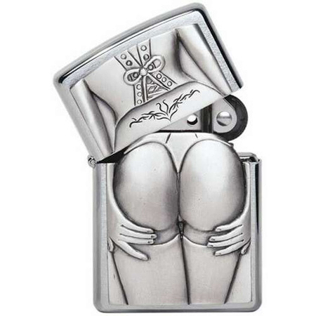 ZIPPO - STOCKING GIRL TRICK