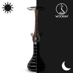 Fajka Wodna Wookah Mastercut Striped Black Lumi Red