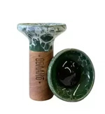 Hookah bowl Oblako Flow - Black on Dark Green