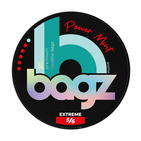 Nikotinbeutel BAGZ Power Mint 5/6 EXTREME