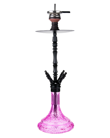 Fajka Wodna Jookah Aluriium NR. 05 Big Size Black/Pink