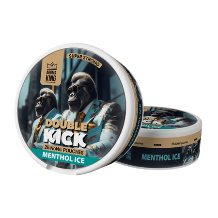 Никотиновые пакетики Aroma King NoNic Double Kick - Menthol Ice 10mg