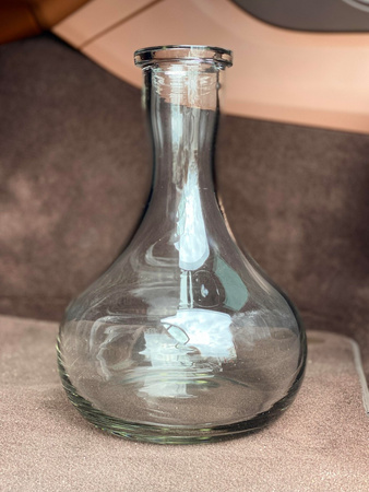 Flasche für ALPHA Hookah Drop Transparent