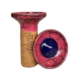 Creuzet narghilea Oblako Flow Blue On Crimson/Black Marble