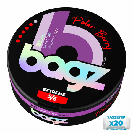 Saszetki Nikotynowe Bagz Polar Berry 5/6 EXTREME