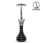 Waterpipe Wookah Mastercut Striped Black White Black