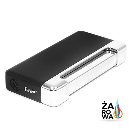 Lighter Eurojet Jetflame Black Chrome