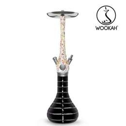 Fajka Wodna Wookah Mastercut Striped Black Abstract