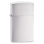 Lighter ZIPPO - SLIM CHROME BRUSHED