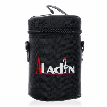 Wasserpfeife Aladin 2GO ALU Silber + Tasche