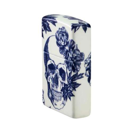 Zapalniczka ZIPPO - GLOWING FLORAL SKULL