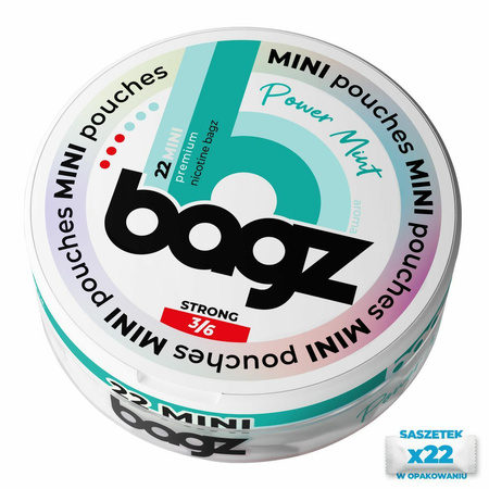 Nicotine sachets BAGZ Power Mint 3/6 STRONG MINI