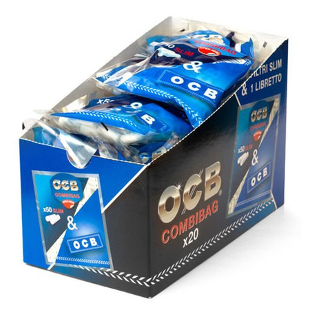 Filters OCB fi6 Slim + Bib.OCB Blue (120psc)