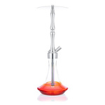 Wasserpfeife Aladin Rocket Silver Red
