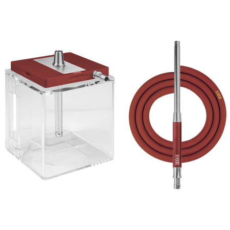 Shisha Hoob Atom Wine red x SS x TR